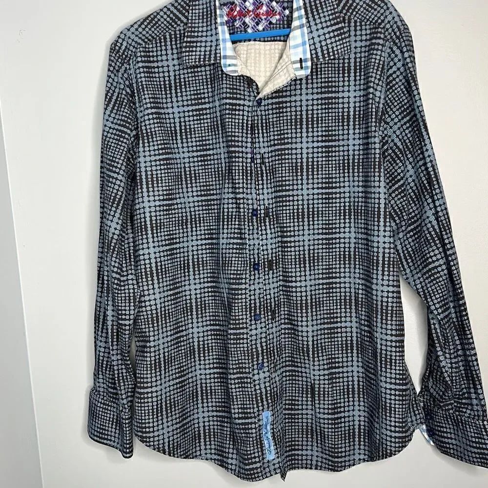 Robert Graham Button Down Dress Shirt Men’s XL